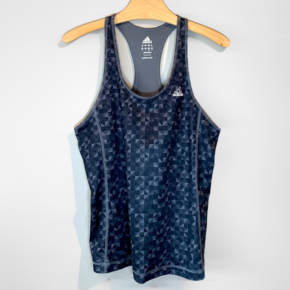SOLD Adidas Active360 Racerback Tank Black Grey Size L